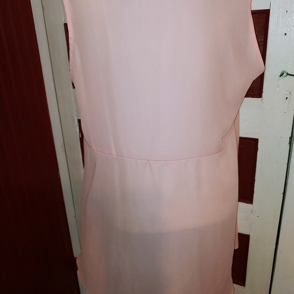Rose Gal Pink Sleeveless Blouse 2X - Picture 3 of 6
